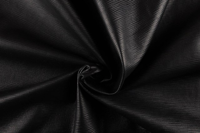 Vitello stampa motivo salice embossed nero